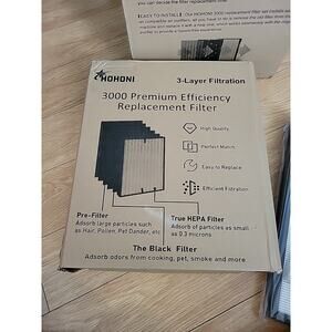 3000 Premium Efficiency Replacement Filter For Air Purifiers 3000,3000M,3000 Pro